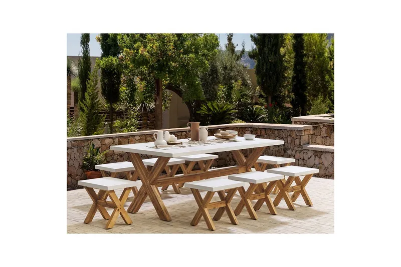 Matsalsset Olbia 8-Sits - 8-Sits - Utemöbler & utemiljö - Utegrupp - Matgrupp utomhus