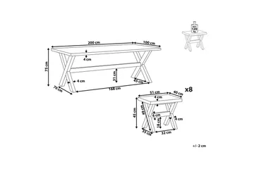 Matsalsset Olbia 8-Sits - 8-Sits - Utemöbler & utemiljö - Utegrupp - Matgrupp utomhus