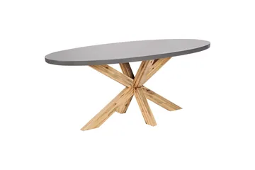 Matsalsset Oristano Grå/beige/ljus trä, 4-Sits - Grå/beige/ljus trä, 4-Sits - Utemöbler & utemiljö - Utegrupp - Matgrupp utomhus