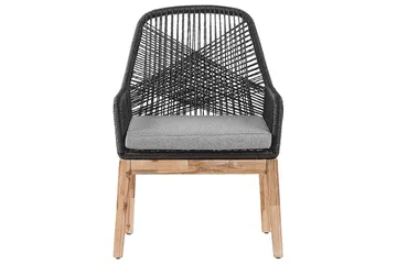 Matsalsset Oristano Grå/Svart/Ljus träfärg, 6-Sits - Grå/Svart/Ljus träfärg, 6-Sits - Utemöbler & utemiljö - Utegrupp - Matgrupp utomhus