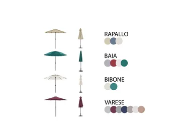 Matsalsset Salento med parasoll - Utemöbler & utemiljö - Utegrupp - Matgrupp utomhus