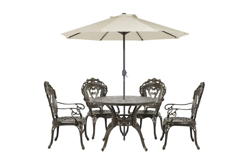 Matsalsset Sapri med parasoll