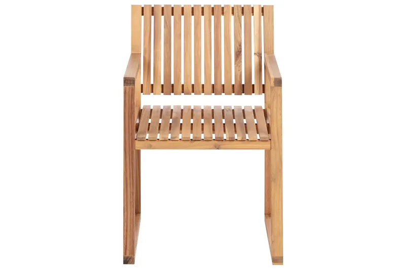 Matsalsset Sassari II med kuddar Ljus trä/Ljusgrön - Ljus trä/Ljusgrön - Utemöbler & utemiljö - Utegrupp - Matgrupp utomhus