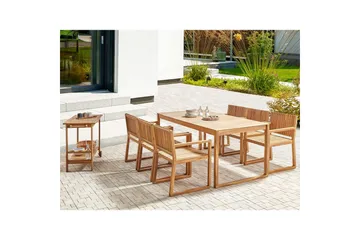 Matsalsset Sassari II med vagn 6-Sits - 6-Sits - Utemöbler & utemiljö - Utegrupp - Matgrupp utomhus