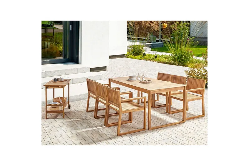 Matsalsset Sassari II med vagn 6-Sits - 6-Sits - Utemöbler & utemiljö - Utegrupp - Matgrupp utomhus