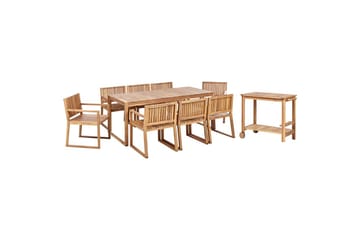 Matsalsset Sassari II med vagn 8-Sits - 8-Sits - Utemöbler & utemiljö - Utegrupp - Matgrupp utomhus