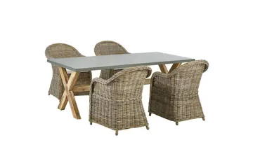 Matsalsset Susua/Olbia 4-Sits - 4-Sits - Utemöbler & utemiljö - Utegrupp - Matgrupp utomhus
