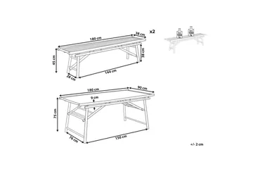 Matsalsset Tindari - Utemöbler & utemiljö - Utegrupp - Matgrupp utomhus