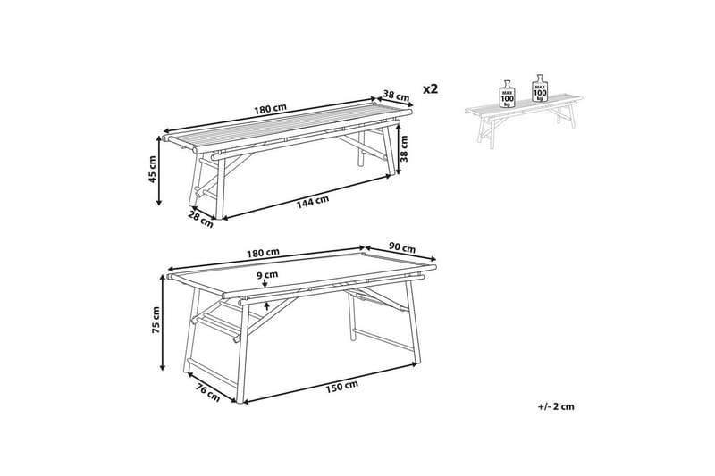 Matsalsset Tindari - Utemöbler & utemiljö - Utegrupp - Matgrupp utomhus