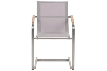 Matsalsset Valcanetto/Cosoleto Vit/Beige/Silver, 8-Sits - Vit/Beige/Silver, 8-Sits - Utemöbler & utemiljö - Utegrupp - Matgrupp utomhus