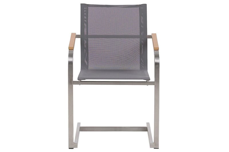 Matsalsset Valcanetto/Cosoleto Vit/Grå/Silver, 6-Sits - Vit/Grå/Silver/6-Sits - Utemöbler & utemiljö - Utegrupp - Matgrupp utomhus