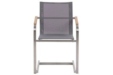 Matsalsset Valcanetto/Cosoleto Vit/Grå/Silver, 8-Sits - Vit/Grå/Silver, 8-Sits - Utemöbler & utemiljö - Utegrupp - Matgrupp utomhus