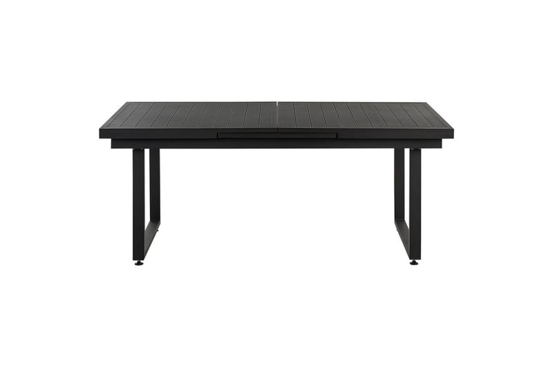 Matsalsset Valcanetto/Taviano Svart/grått/ljust trä, 6-Sits - Svart/grått/ljust trä, 6-Sits - Utemöbler & utemiljö - Utegrupp - Matgrupp utomhus