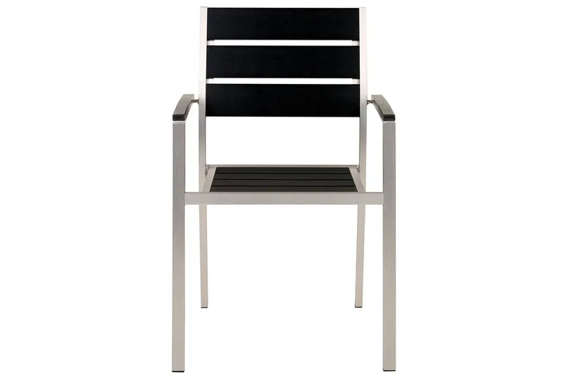 Matsalsset Vernio Svart/Silver - Svart/Silver - Utemöbler & utemiljö - Utegrupp - Matgrupp utomhus