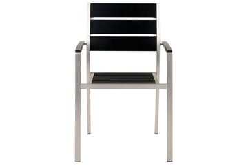 Matsalsset Vernio Svart/Silver - Svart/Silver - Utemöbler & utemiljö - Utegrupp - Matgrupp utomhus