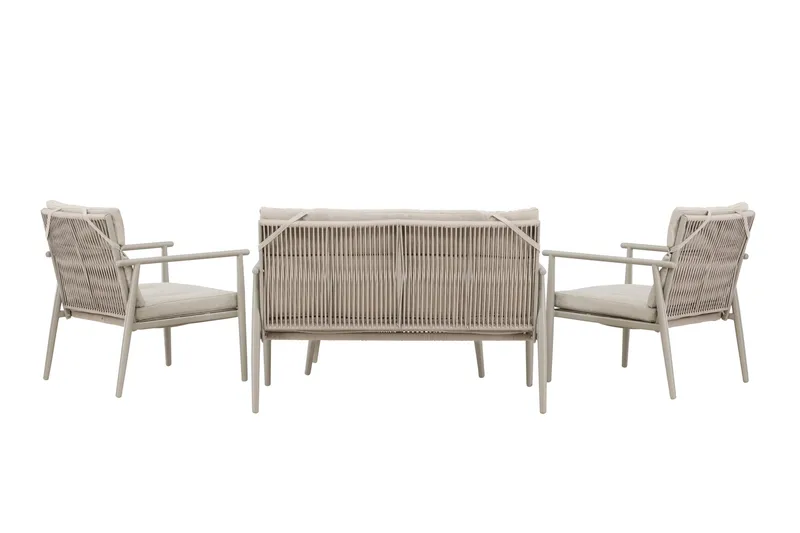 Mazzaro Soffgrupp Utomhus 4-sits - Antracit - Utemöbler & utemiljö - Utegrupp - Soffgrupp utomhus