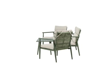 Mazzaro Soffgrupp Utomhus 4-sits - Grön/Beige - Utemöbler & utemiljö - Utegrupp - Soffgrupp utomhus