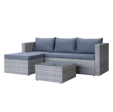 Mendoza Soffgrupp 4-sits - Grå - Utemöbler & utemiljö - Utegrupp - Soffgrupp utomhus