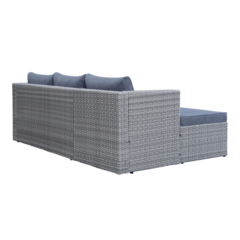 Mendoza Soffgrupp 4-sits - Grå - Utemöbler & utemiljö - Utegrupp - Soffgrupp utomhus