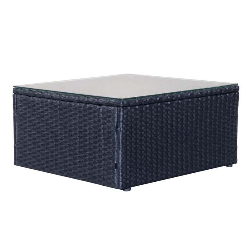 Mendoza Soffgrupp 4-sits - Svart - Utemöbler & utemiljö - Utegrupp - Soffgrupp utomhus