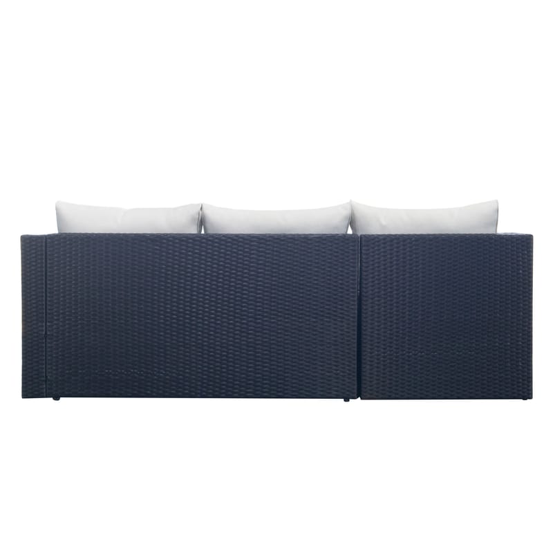 Mendoza Soffgrupp 4-sits - Svart - Utemöbler & utemiljö - Utegrupp - Soffgrupp utomhus