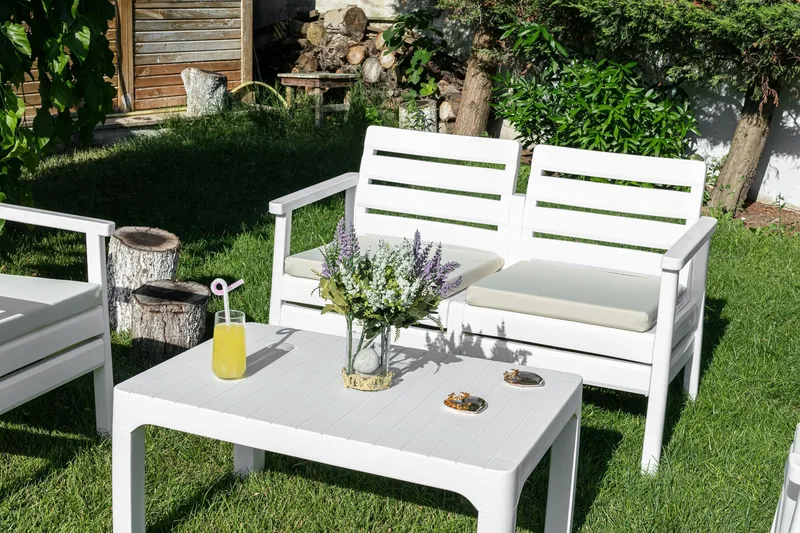 Momira Loungegrupp utomhus - Vit - Utemöbler & utemiljö - Utegrupp - Soffgrupp utomhus