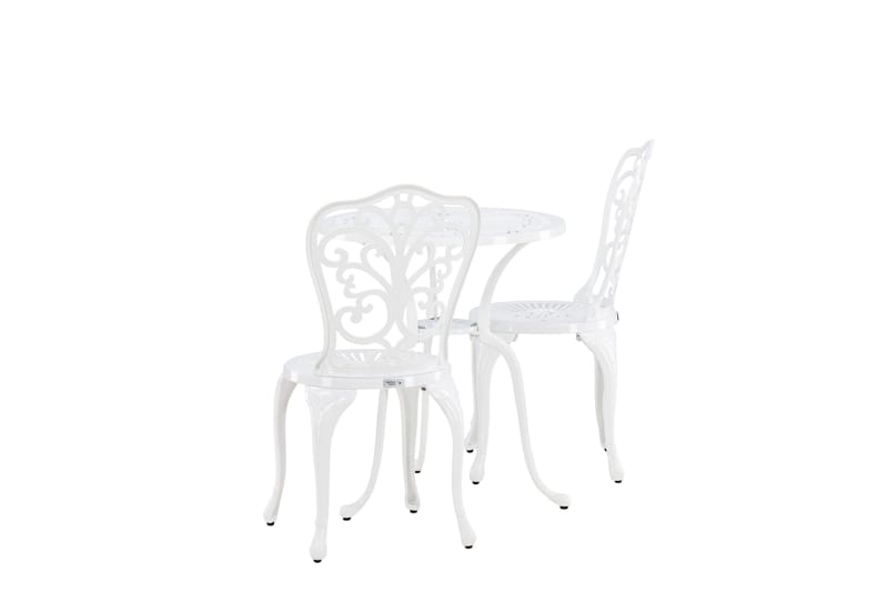 Nandin Matgrupp Utomhus + 2 Utestolar - Vit - Utemöbler & utemiljö - Utegrupp - Cafegrupp & cafeset