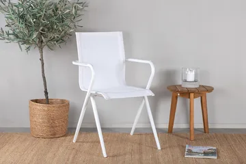 Parma Matgrupp Rund Ø90cm + 2 Alina Matstolar Svart - Svart - Utemöbler & utemiljö - Utegrupp - Matgrupp utomhus