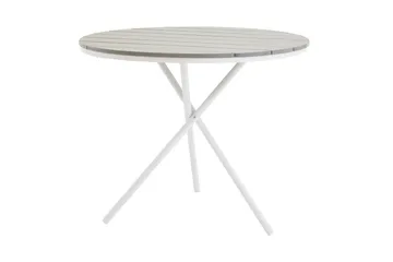 Parma Matgrupp Rund Ø90cm + 2 Alina Matstolar Svart - Svart - Utemöbler & utemiljö - Utegrupp - Matgrupp utomhus