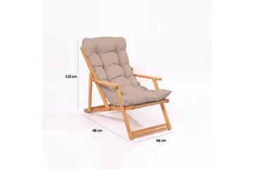 Parvez Balkonggrupp 2-sits - Beige - Utemöbler & utemiljö - Utegrupp - Cafegrupp & cafeset