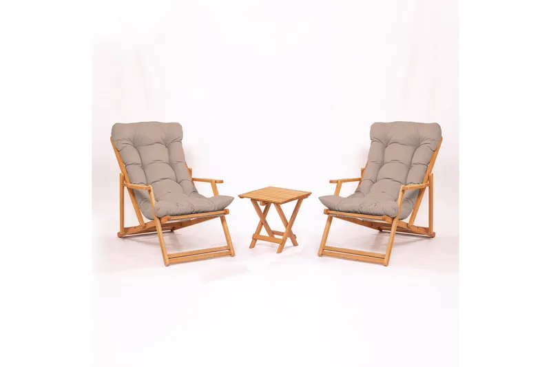 Parvez Balkonggrupp 2-sits - Beige - Utemöbler & utemiljö - Utegrupp - Cafegrupp & cafeset