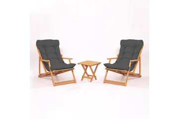 Parvez Balkonggrupp 2-sits - Grå - Utemöbler & utemiljö - Utegrupp - Cafegrupp & cafeset