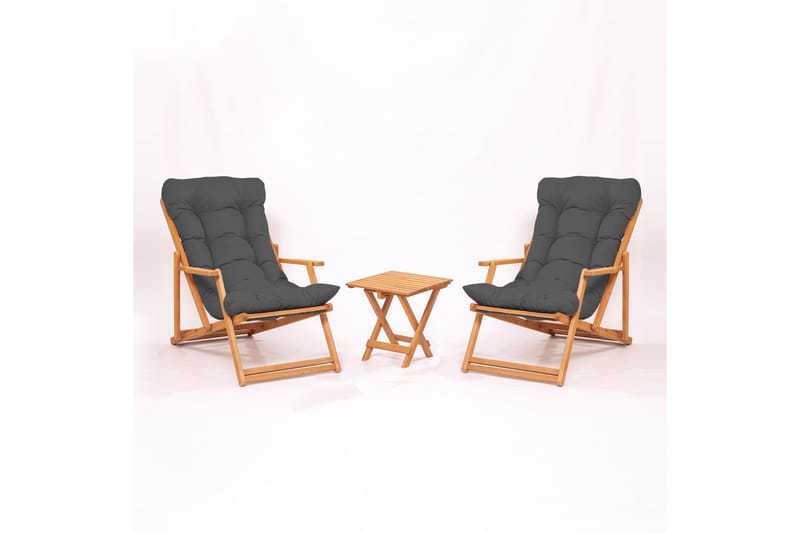 Parvez Balkonggrupp 2-sits - Grå - Utemöbler & utemiljö - Utegrupp - Cafegrupp & cafeset