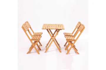 Parwati Balkonggrupp 4-sits - Brun - Utemöbler & utemiljö - Utegrupp - Cafegrupp & cafeset