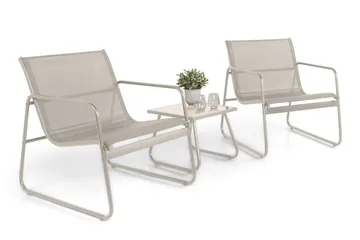 Pelanda Caféset Utomhus - Beige - Utemöbler & utemiljö - Utegrupp - Soffgrupp utomhus