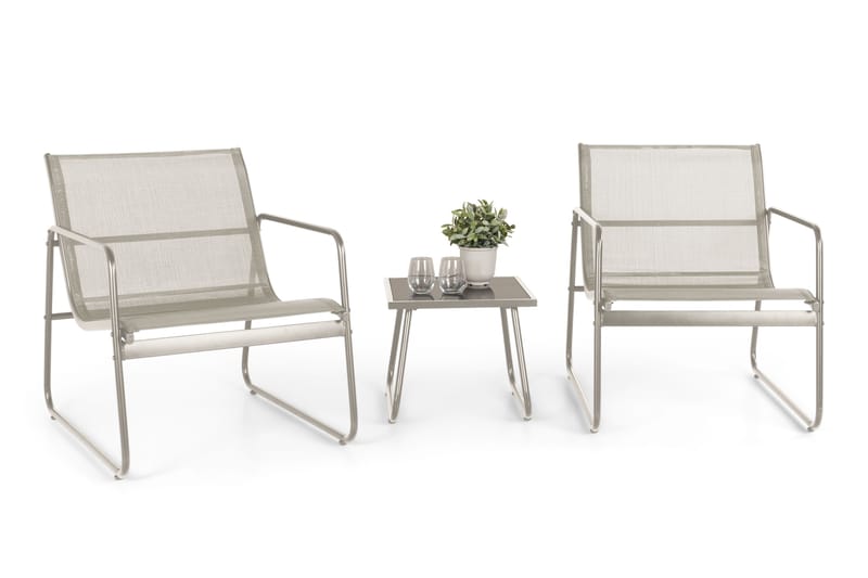 Pelanda Caféset Utomhus - Beige - Utemöbler & utemiljö - Utegrupp - Soffgrupp utomhus