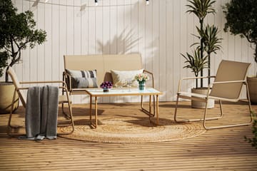 Pelanda Loungegrupp Utomhus - Beige - Utemöbler & utemiljö - Utegrupp - Soffgrupp utomhus