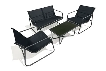 Pelanda Loungegrupp Utomhus - Svart - Utemöbler & utemiljö - Utegrupp - Soffgrupp utomhus