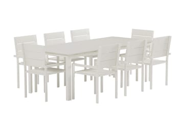 Rektangulärt matbord Levels 229 cm Utomhus med 8 Matstol Levels - Utemöbler & utemiljö - Utegrupp - Matgrupp utomhus