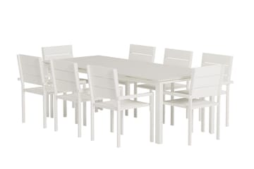 Rektangulärt matbord Levels 229 cm Utomhus med 8 Matstol Levels - Utemöbler & utemiljö - Utegrupp - Matgrupp utomhus