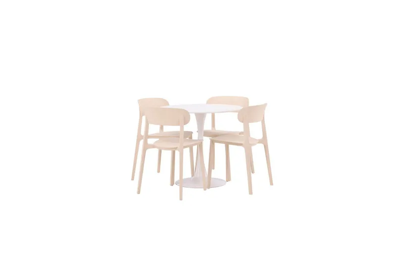 Round Dining Set Hamden, Åstol
