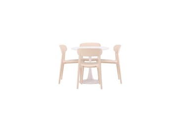 Round Dining Set Hamden, Åstol - Utemöbler & utemiljö - Utegrupp - Matgrupp utomhus