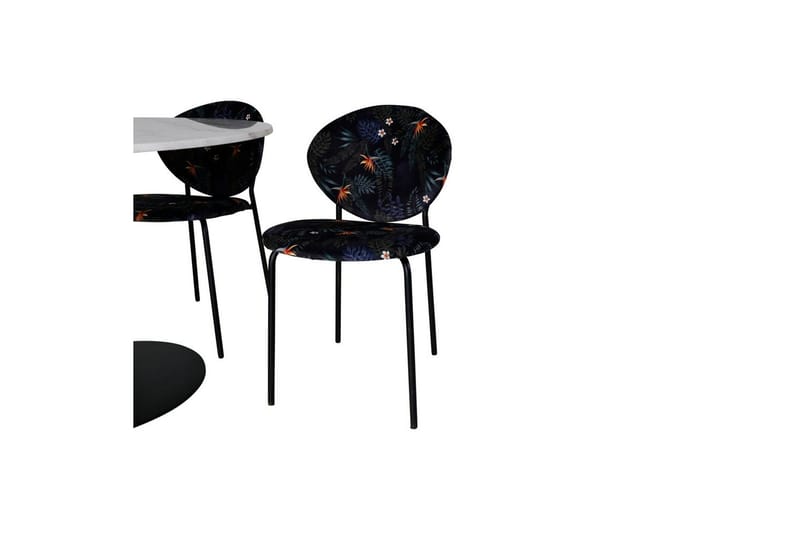 Rund Matgrupp Estelle Svart, Vault - Grön - Utemöbler & utemiljö - Utegrupp - Matgrupp utomhus