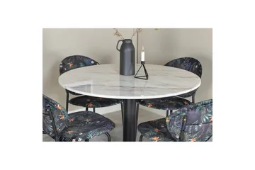 Rund Matgrupp Estelle Svart, Vault - Grön - Utemöbler & utemiljö - Utegrupp - Matgrupp utomhus