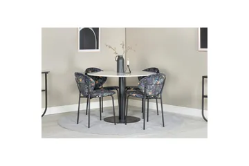 Rund Matgrupp Estelle Svart, Vault - Grön - Utemöbler & utemiljö - Utegrupp - Matgrupp utomhus