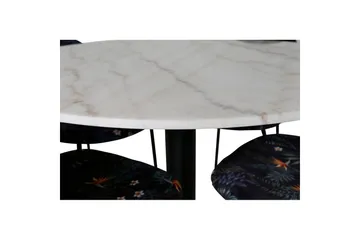 Rund Matgrupp Estelle Svart, Vault - Grön - Utemöbler & utemiljö - Utegrupp - Matgrupp utomhus