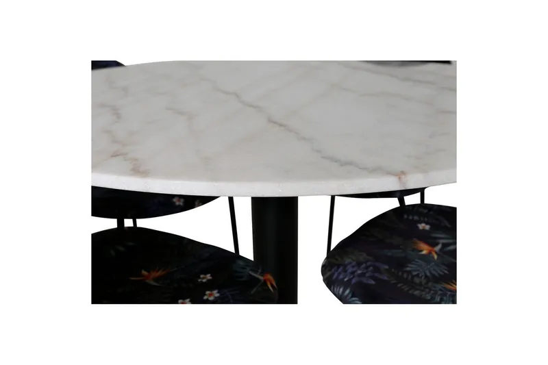 Rund Matgrupp Estelle Svart, Vault - Grön - Utemöbler & utemiljö - Utegrupp - Matgrupp utomhus