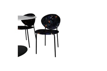 Rund Matgrupp Estelle Svart, Vault - Grön - Utemöbler & utemiljö - Utegrupp - Matgrupp utomhus