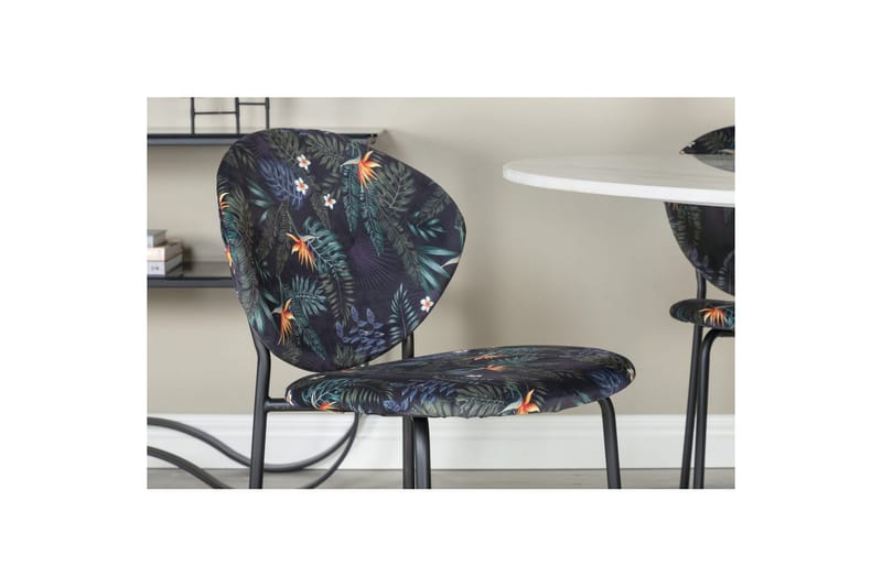 Rund Matgrupp Estelle Svart, Vault - Grön - Utemöbler & utemiljö - Utegrupp - Matgrupp utomhus