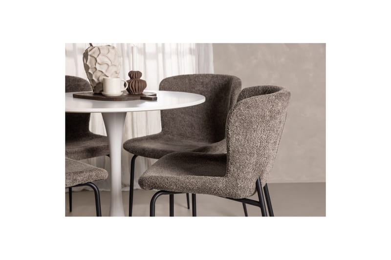 Rund Matgrupp Hamden, Modesto - Brun - Utemöbler & utemiljö - Utegrupp - Cafegrupp & cafeset